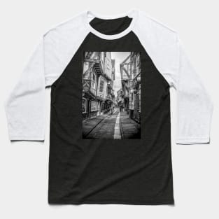 Historic York Shambles, Yorkshire, England Baseball T-Shirt